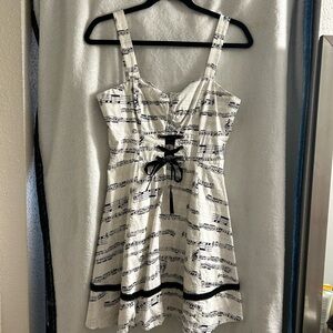 Hot Topic Music Note Mini Dress 🎶